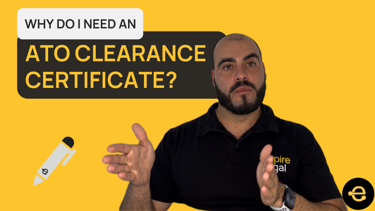 why-do-i-need-an-ato-clearance-certificate